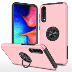 Soft TPU+PC Phone Case Cover With Car Magnetic Finger Ring Holder Stand For Samsung galaxy A30S A50S A50