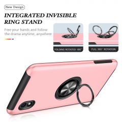 PINJUN Mobile Cover Shockproof Designer Case Invisible Ring Bracket Phone Cases For Samsung Galaxy A01 Core