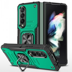 Hot Selling Heavy Duty Armor Anti-Drop With Magnetic Car Mount Holder Cell Phone Case Cover For Samsung Galaxy Z Fold 4