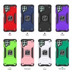 Factory Wholesale 2 in 1 TPU PC Car Ring Holder Protective Back Cover Phone Case for Samsung Galaxy M53 Kickstand Covers