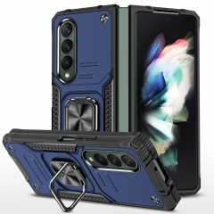 Hot Selling Heavy Duty Armor Anti-Drop With Magnetic Car Mount Holder Cell Phone Case Cover For Samsung Galaxy Z Fold 4