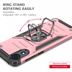 Rugged ring Shockproof TPU+PC For Samsung A03 Core Hybrid Car Holder Magnetic Mobile Phone Case