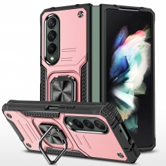 Phone Case for Samsung galaxy Z fold 4 case With bracket Anti-fall Vehicle magnetic Mobile Phone Case for fold 3 phone cover