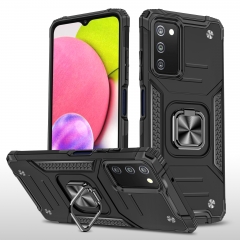 Full Body Protection Cell Phone Case With 360 Degree Rotating Holder For Samsung A03S US Shockproof Phone Case