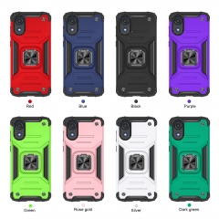 Wholesale Strong Adsorption Metal Kickstand Phone Case For Samsung Galaxy A03 Core Shockproof Armor Cover