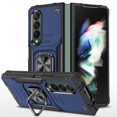 Phone Case for Samsung galaxy Z fold 4 case With bracket Anti-fall Vehicle magnetic Mobile Phone Case for fold 3 phone cover