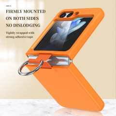 Folding Screen All-inclusive Matte Phone Case For Samsung Galaxy Z Flip 5 Full Mobile Phone Shell Cover