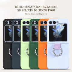 New arrival PC transparent shockproof case fashion phone back cover for Samsung Galaxy Z flip 5 phone case