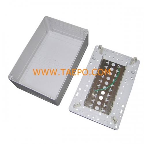 Indoor 100 pairs distribution point box for LSA module