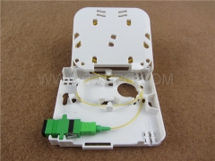 Plastic housing 1 fiber SC Fiber termination box