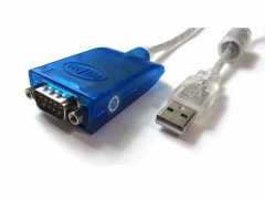 USB 2.0 to RS232 cable FTI Chip with LEDs