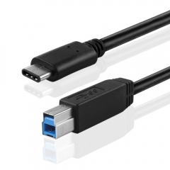 USB 3.1 Type C to USB 3.0 Type B  Male Cable