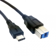 USB 3.1 Type C to USB 3.0 Type B  Male Cable