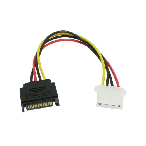 IDE 4 pin Female to SATA 15 pin Male Power Cable