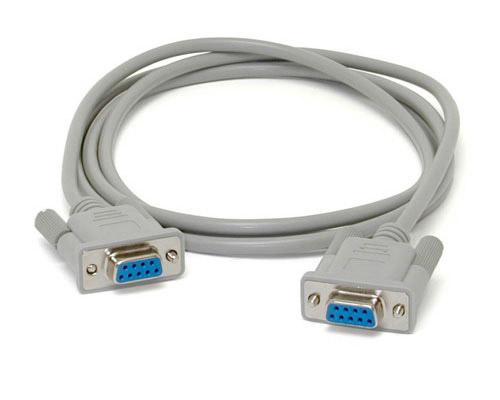 DB9 Female to Female NULL-MODEM Cable