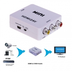 Mini Composite HDMI to RCA AV /CABS Adapter