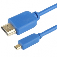 MICRO HDMI MALE TO HDMI 19 PIN CABLE