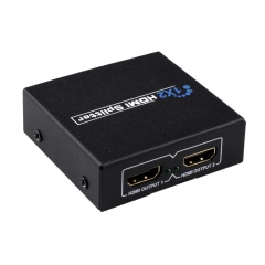 1in 2 Out HDMI Splitter Amplifier