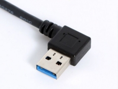 Right Angle USB 3.0 to Micro-b Data Sync & Charging Cable for Galaxy samsung s5