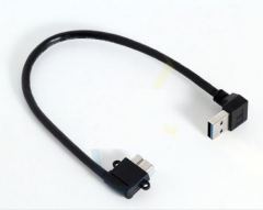 Angle USB 3.0 to USB3.0 Micro-b Right Angle cable