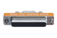 DB9 Female to DB25 Female Low Profile AT Serial Adapter