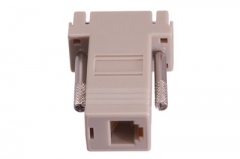 DB9 Male to RJ12 Female Modular Adapter Kit - 6 Conductor