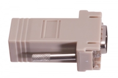 DB9 Male to RJ12 Female Modular Adapter Kit - 6 Conductor