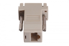 DB9 Male to RJ45 Female Modular Adapter Kit - 8 Conductor