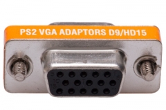 DB9 Female to HD15 VGA Female Serial Adapter