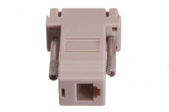 DB9 Female to RJ12 Female Modular Adapter Kit - 6 Conductor