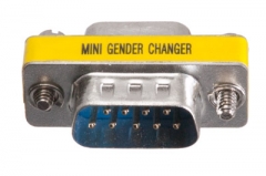 DB9 Male to DB9 Female Low Profile Port Saver