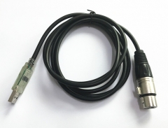 USB to RS485 serial interface with XLR end connector