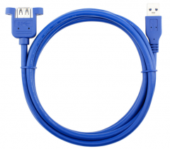 USB 3.0 extension cable with screw holes