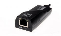 USB 3.0 to 10/100/1000 1000Mbps Gigabit RJ45 Ethernet LAN Network Adapter Black