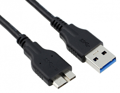 USB 3.0 A to Micro B Male Cable Adapter Cord