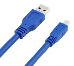 USB 3.0 A Male to Mini USB 10-Pin B Cable