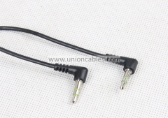 Slim 3.5mm Right Angle Stereo Audio Cable