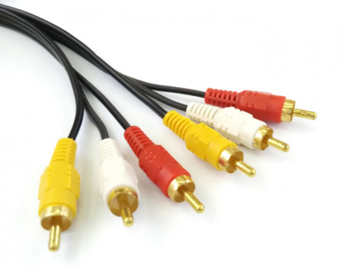 3RCA Male to male Audio Video Adapter Cable Cord