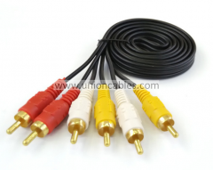 3RCA Male to male Audio Video Adapter Cable Cord