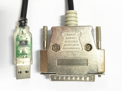 FTDI USB DB-25 Male Serial RS-232 ST Adapter Cable