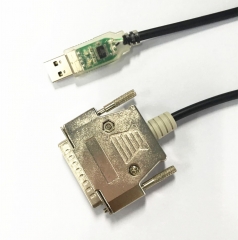 FTDI USB DB-25 Male Serial RS-232 ST Adapter Cable