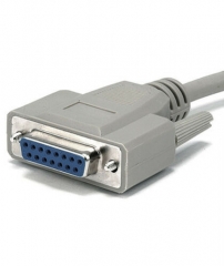 6ft DB15 Male/Female M/F 15-Conductors Extension Cable Cord