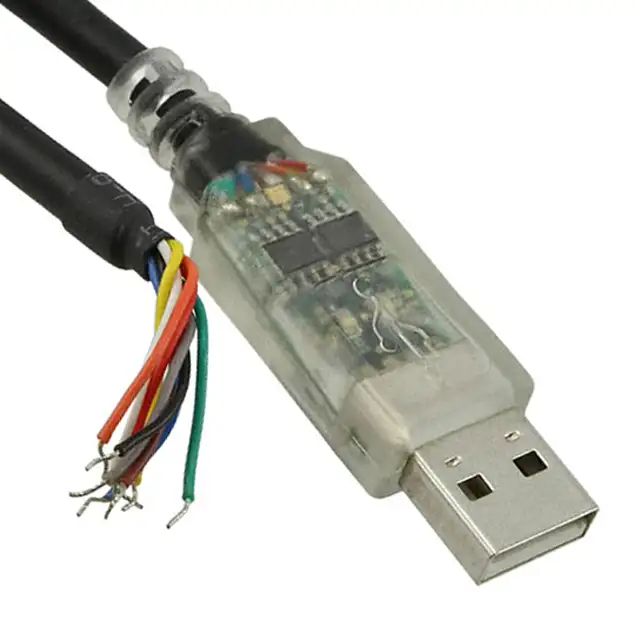 FTDI USB-RS422-WE-1800-BT Cable, USB to RS422 Serial, 1.8M, Wire END