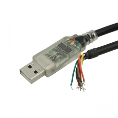 FTDI USB-RS422-WE-1800-BT Cable, USB to RS422 Serial, 1.8M, Wire END