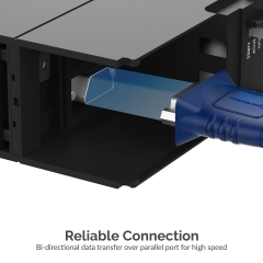 USB 2.0 to Serial (9 Pin) DB 9 RS 232 Converter Cable, Prolific Chipset, HEXNUTS, [Windows 11/10/8.1/8/7/VISTA/XP, Mac OS X 10.6 and Above] 2.5 Feet