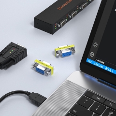 RD232F2F | RS232 Serial DB9 Gender Changer - 9-Pin COM Port - Female/F