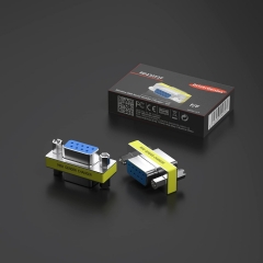 RD232F2F | RS232 Serial DB9 Gender Changer - 9-Pin COM Port - Female/F