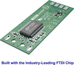 Premium USB 2.0 to RS232 Serial DB9 Adapter - Supports Windows 11,10, 8, 7, Vista, XP, 2000, 98, Linux and Mac - Built with FTDI Chipset