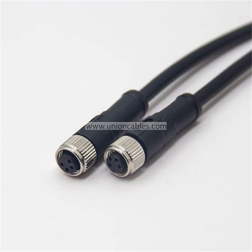 M8 4 Pin Cable Female to Female Straight Cable Cordsets