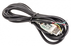 FTDI USB-RS232-WE-1800-BT Cable, USB to RS232 Serial, 1.8M, Wire END (5V)